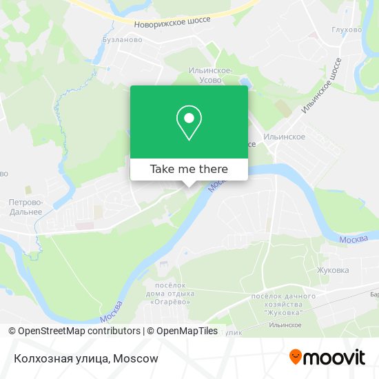 Колхозная улица map