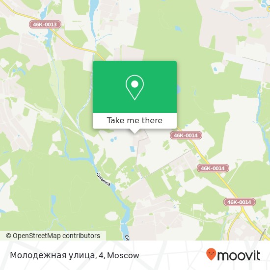 Молодежная улица, 4 map