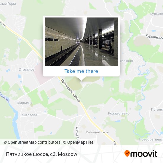 Пятницкое шоссе, с3 map