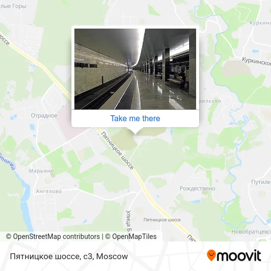 Пятницкое шоссе, с3 map