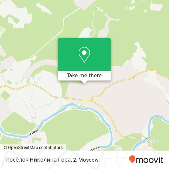 посёлок Николина Гора, 2 map