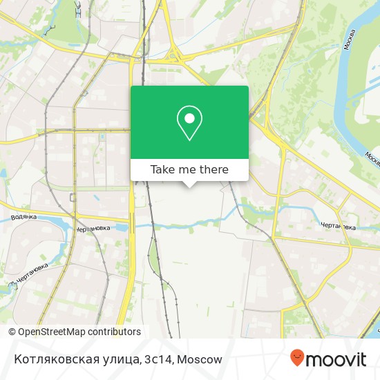 Котляковская улица, 3с14 map