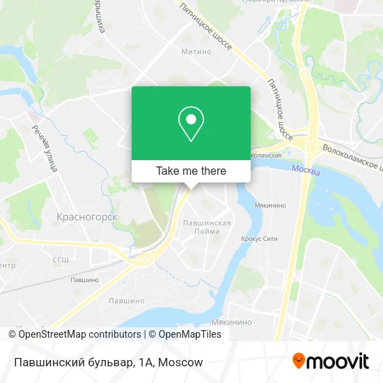 Павшинский бульвар, 1А map