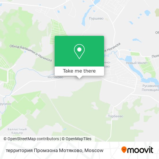 территория Промзона Мотяково map