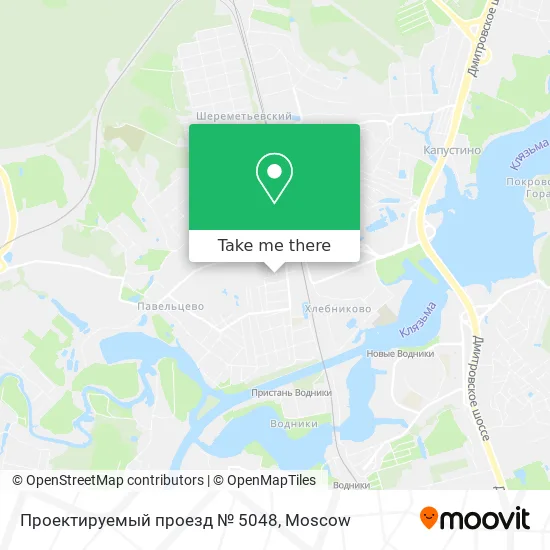Проектируемый проезд № 5048 map