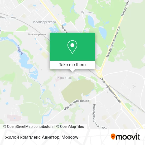 жилой комплекс Авиатор map