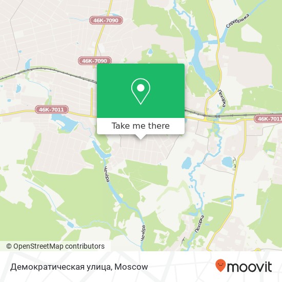 Демократическая улица map