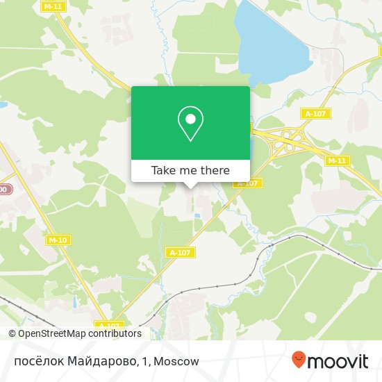 посёлок Майдарово, 1 map