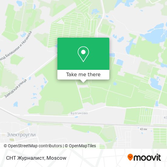 СНТ Журналист map