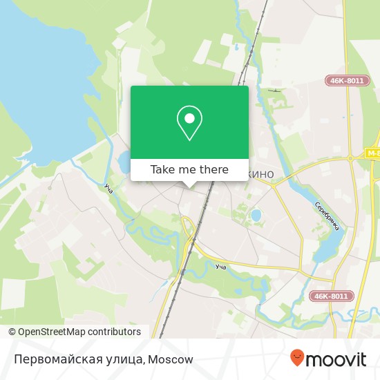 Первомайская улица map