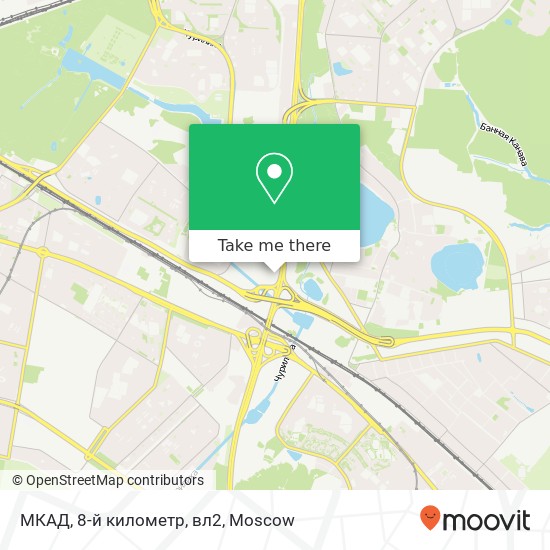 МКАД, 8-й километр, вл2 map