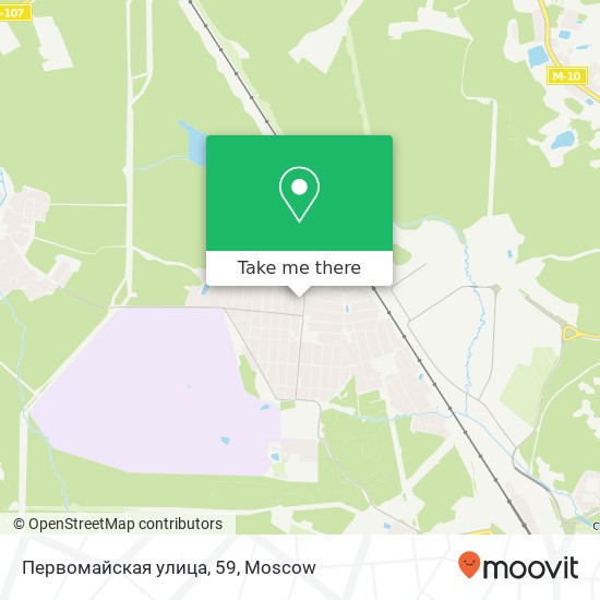 Первомайская улица, 59 map