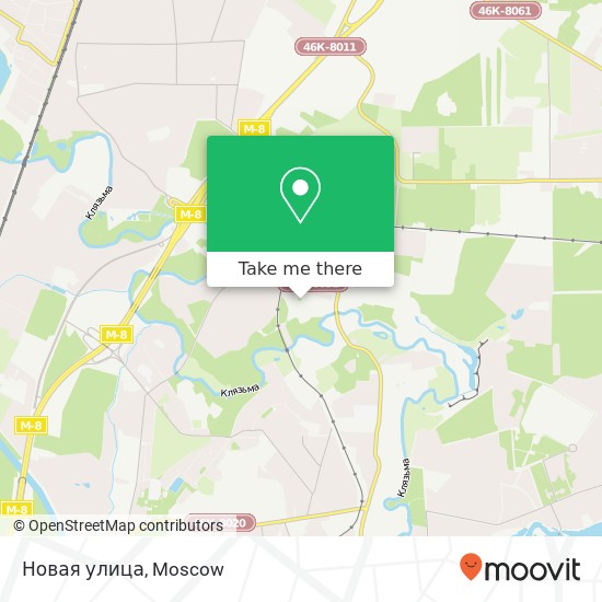 Новая улица map