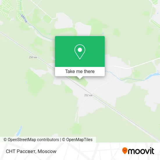 СНТ Рассвет map