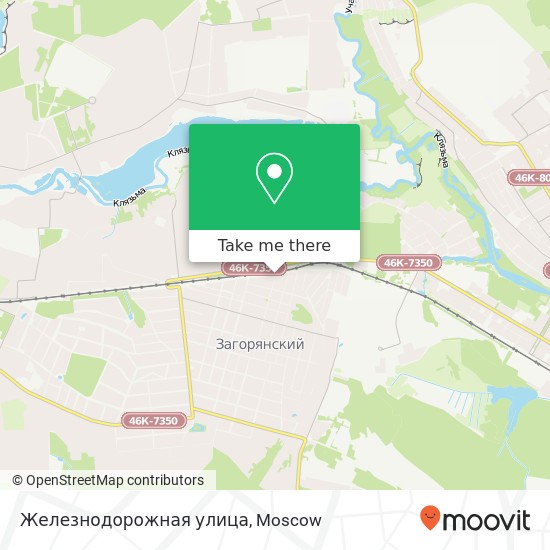 Железнодорожная улица map