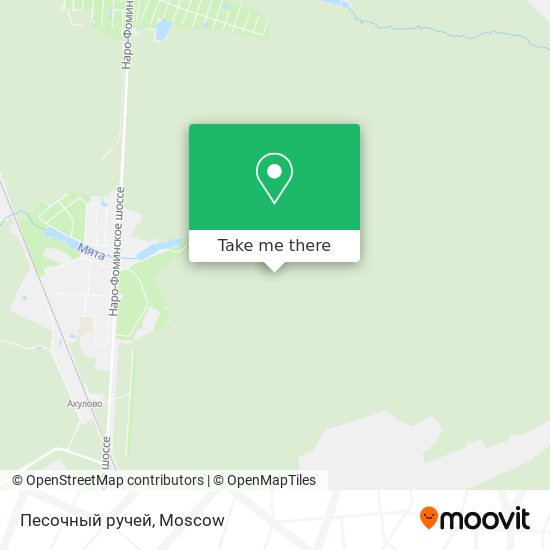 Песочный ручей map