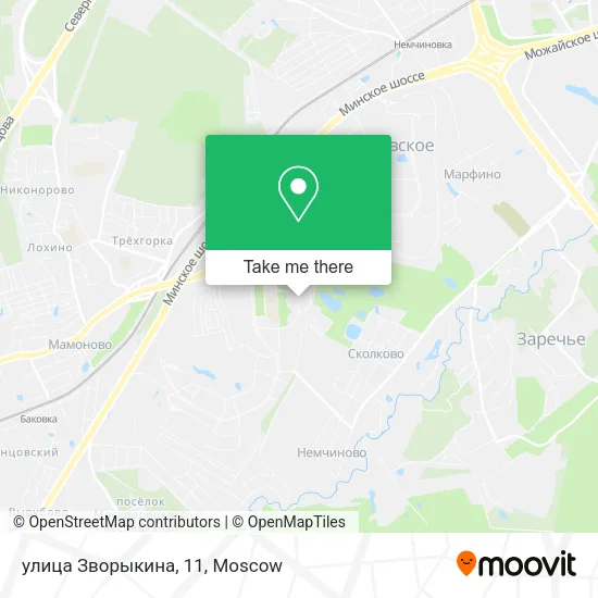 улица Зворыкина, 11 map