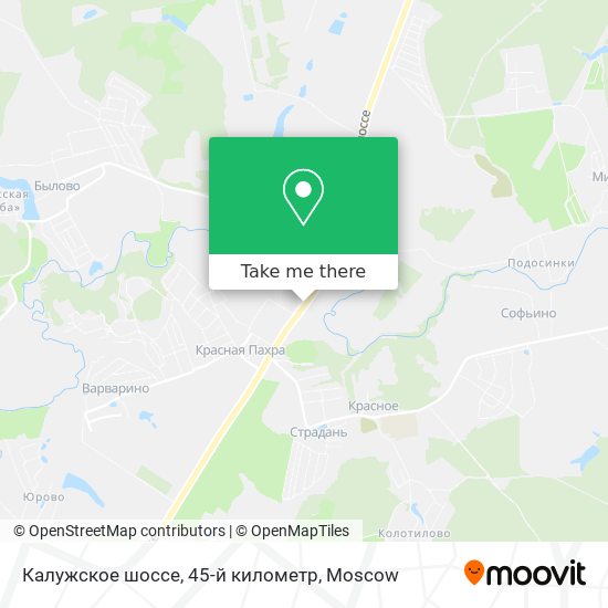 Калужское шоссе, 45-й километр map