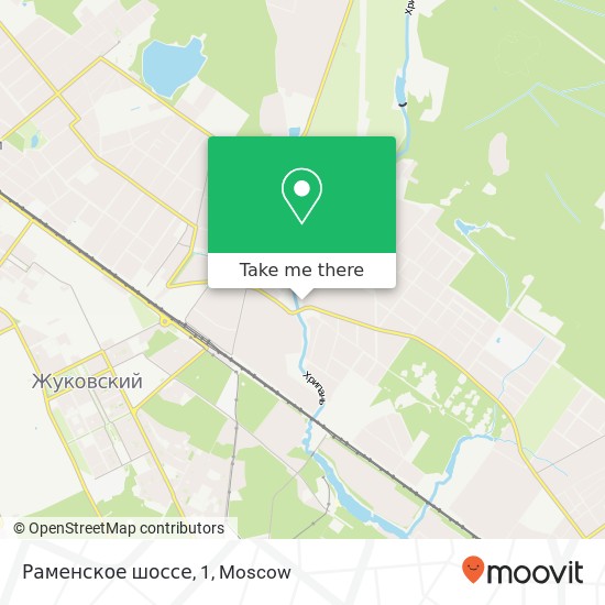 Раменское шоссе, 1 map