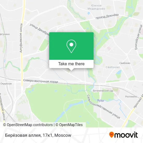 Берёзовая аллея, 17к1 map