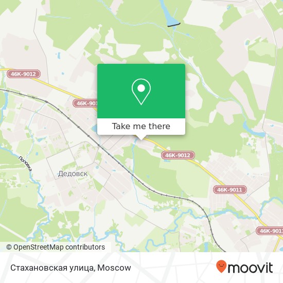 Стахановская улица map