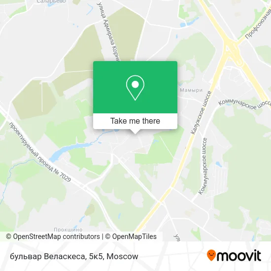 бульвар Веласкеса, 5к5 map