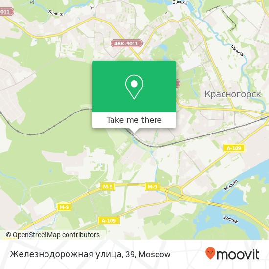 Железнодорожная улица, 39 map