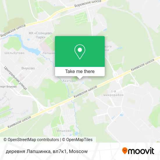 деревня Лапшинка, вл7к1 map