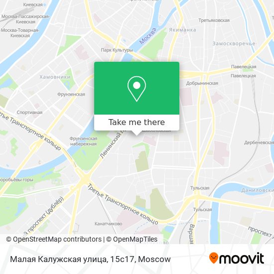 Малая Калужская улица, 15с17 map