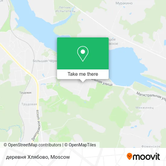 деревня Хлябово map