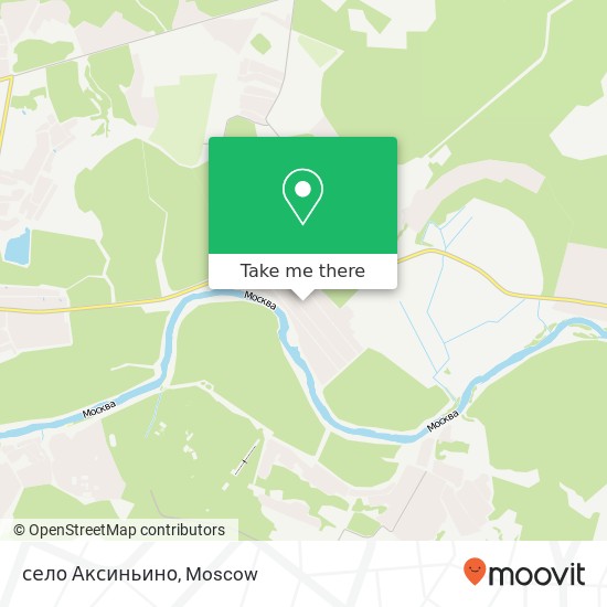 село Аксиньино map