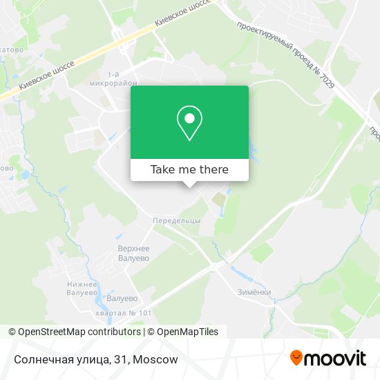 Солнечная улица, 31 map