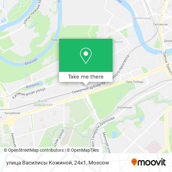 улица Василисы Кожиной, 24к1 map