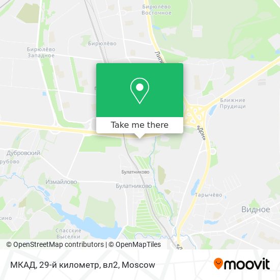 МКАД, 29-й километр, вл2 map
