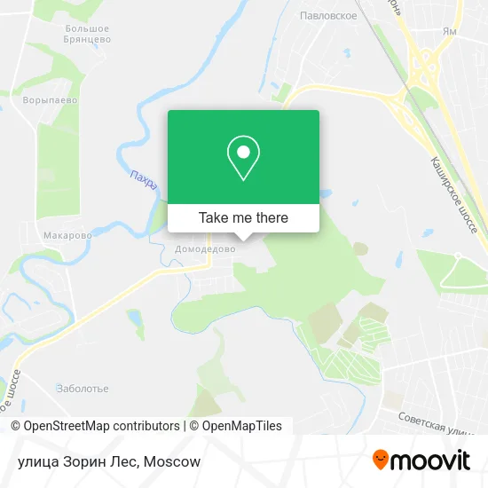 улица Зорин Лес map