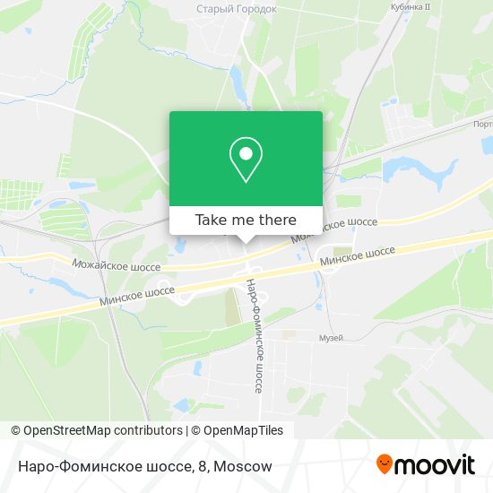 Наро-Фоминское шоссе, 8 map