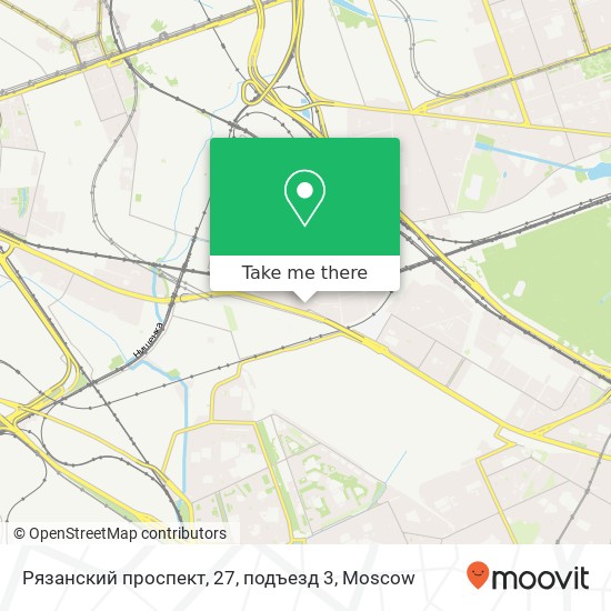 Рязанский проспект, 27, подъезд 3 map