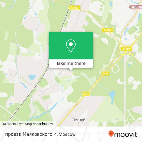 проезд Маяковского, 4 map