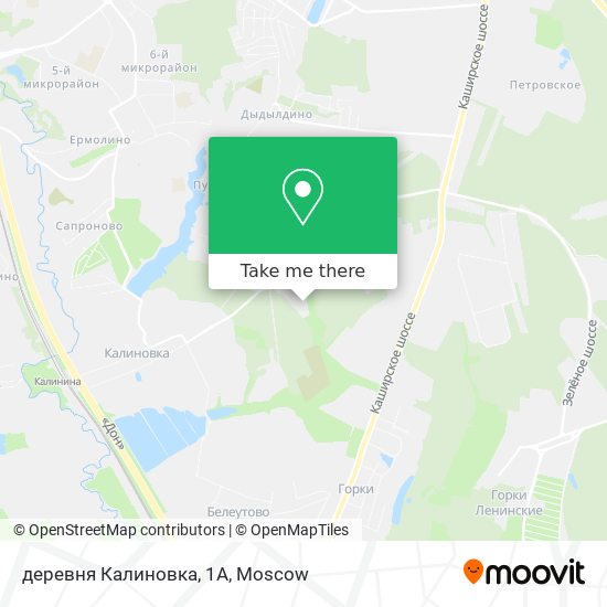 деревня Калиновка, 1А map