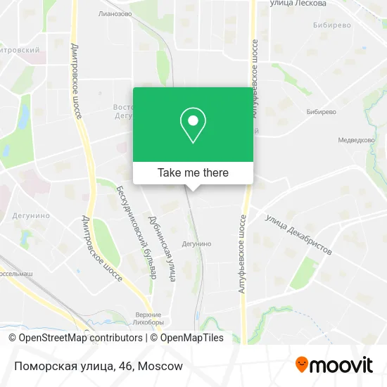 Поморская улица, 46 map