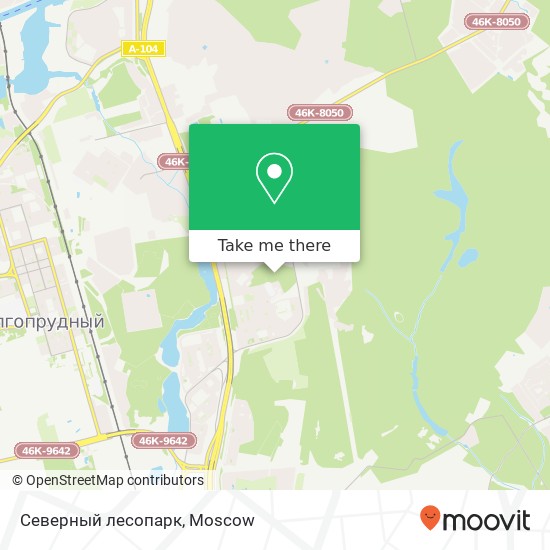 Северный лесопарк map