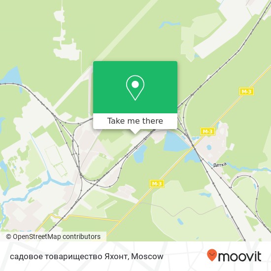 садовое товарищество Яхонт map