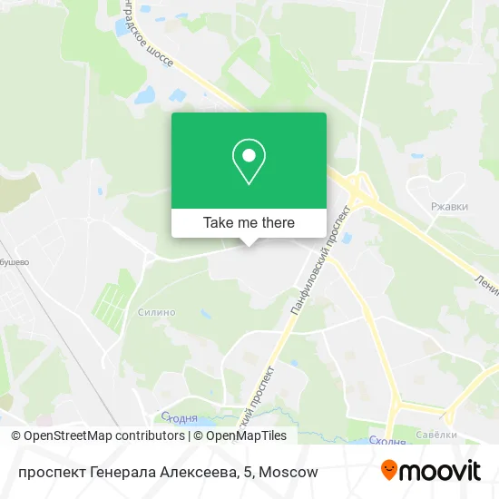 проспект Генерала Алексеева, 5 map