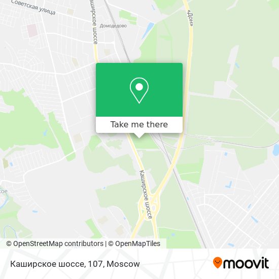 Каширское шоссе, 107 map