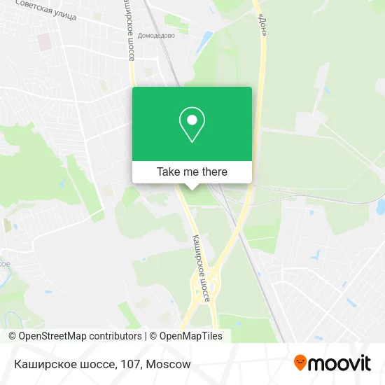 Каширское шоссе, 107 map