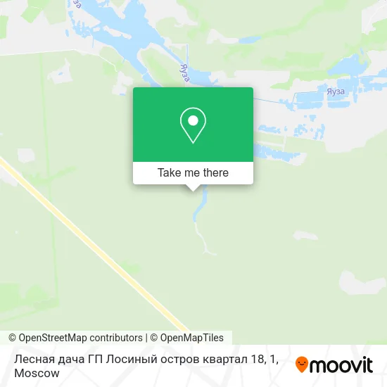 Лесная дача ГП Лосиный остров квартал 18, 1 map