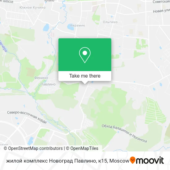 жилой комплекс Новоград Павлино, к15 map