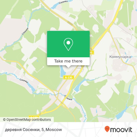 деревня Сосенки, 5 map