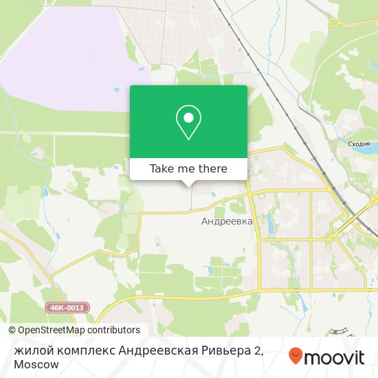 жилой комплекс Андреевская Ривьера 2 map