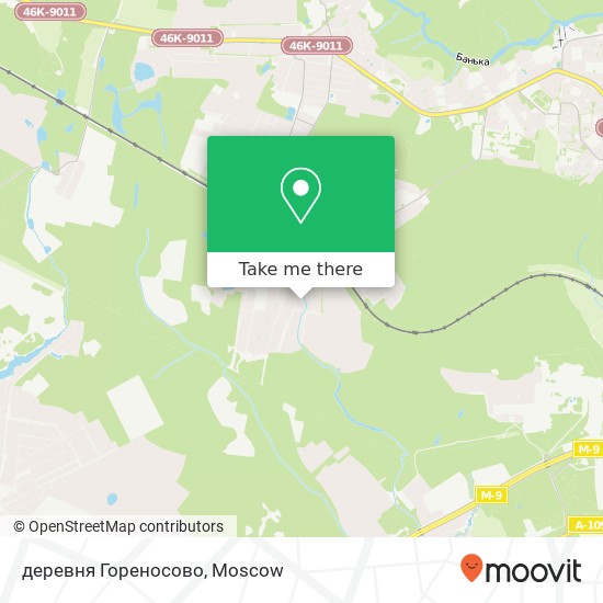 деревня Гореносово map